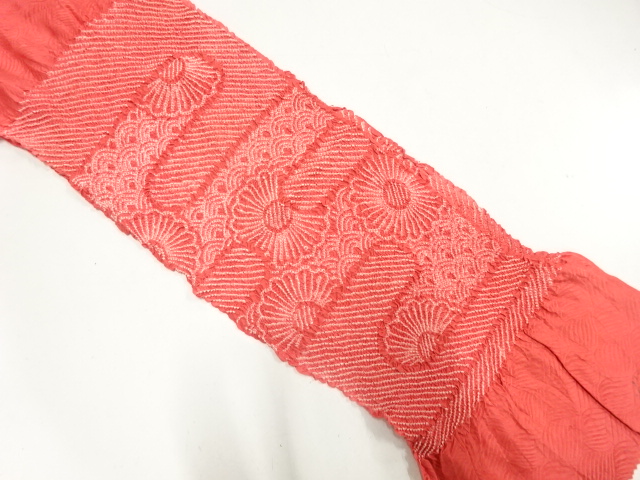 正絹　絞り　帯揚げ